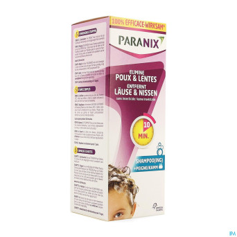 Paranix shampooing    200ml+peigne    promo