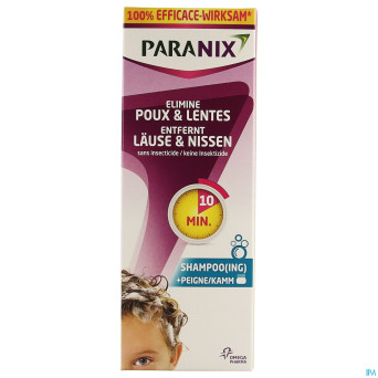 Paranix shampooing    200ml+peigne    promo