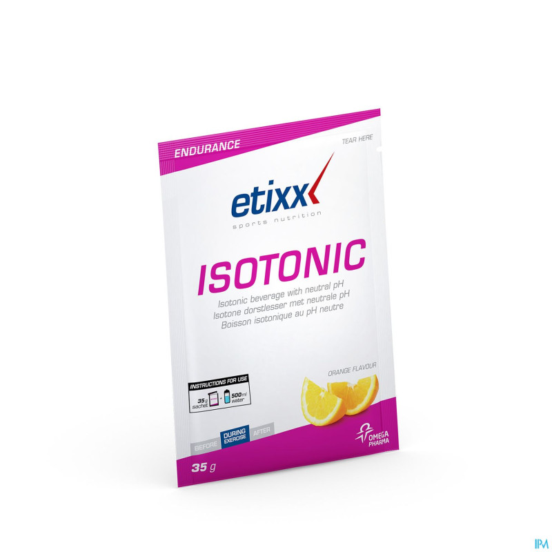 Etixx isotonic unidose orange pdr sach 1x35g