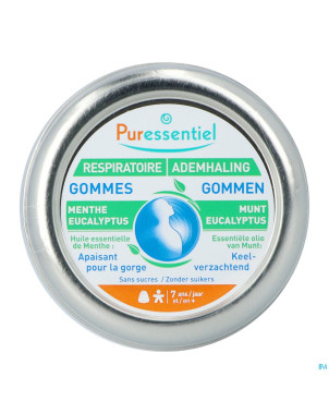 Puressentiel respiratoire gomme gorge eucalypt. 24