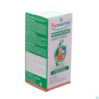 Puressentiel respiratoire sirop toux gorge   125ml