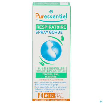 Puressentiel respiratoire spray gorge    15ml