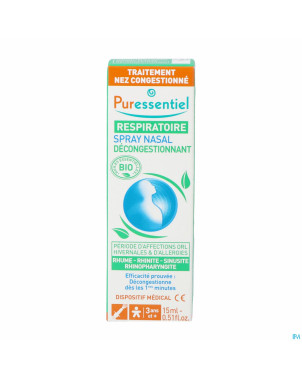 Puressentiel respiratoire spray nasal    15ml