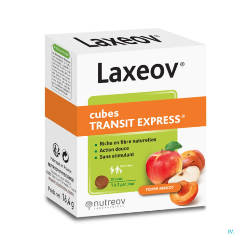 Laxeov pomme-abricot    palet 20x10g