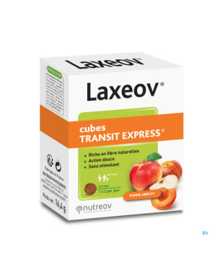 Laxeov pomme-abricot    palet 20x10g