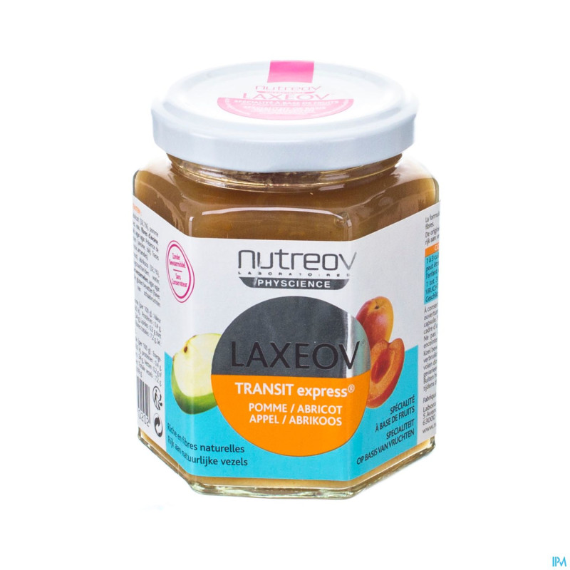 Laxeov pomme-abricot    pot 200g