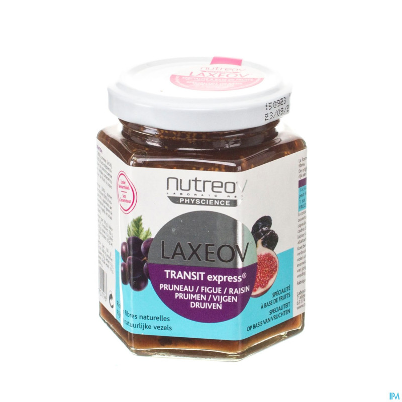 Laxeov pruneau-figue-raisin    pot 200g