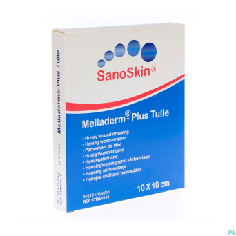 Sanoskin melladerm plus tulle pans 10x1