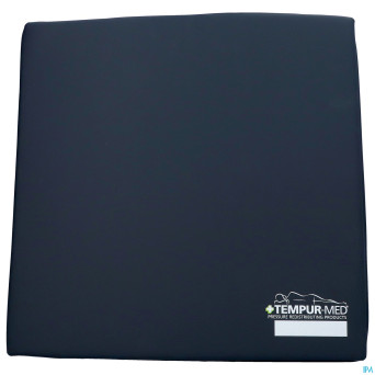 Tempur coussin chaise roul. housse pu  45x45x9/5cm