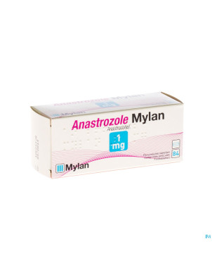 Anastrozole mylan 1 mg comp pell 84 x 1 mg