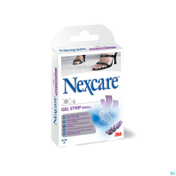 Nexcare 3m gel strips lavande small 6 n1406s