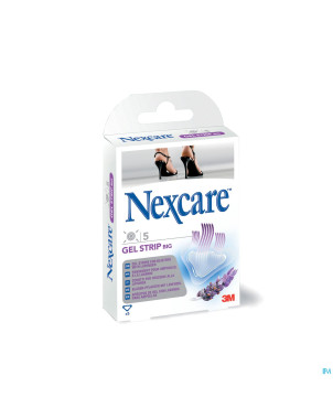 Nexcare 3m gel strips lavande large 5 n140el