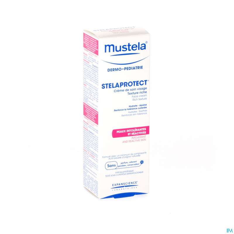 Mustela dp stelaprotect cr soin visage riche  40ml