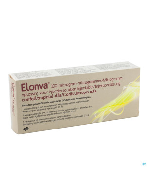 Elonva 100 mcg sol inj 1 ser prerempl 0,5 ml