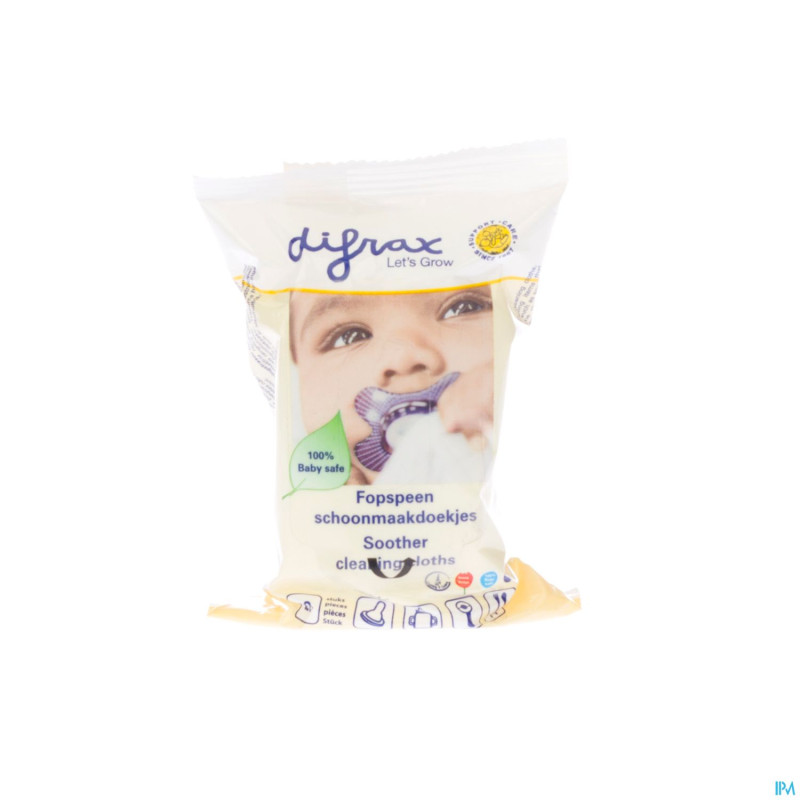 Difrax lingettes pour sucette 20 459