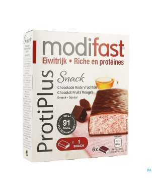 Modifast protiplus barre chocolat-fr.rouges   162g