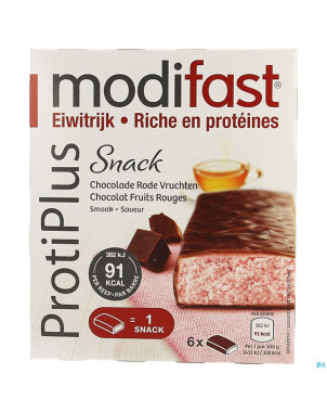 Modifast protiplus barre chocolat-fr.rouges   162g