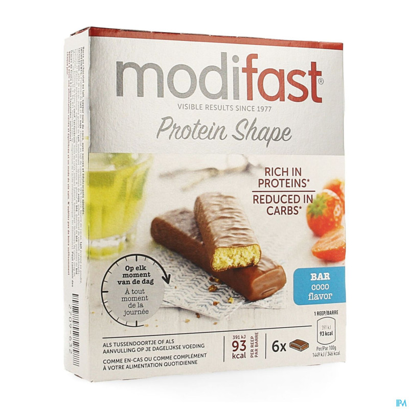 Modifast protiplus barre chocolat-coco    162g