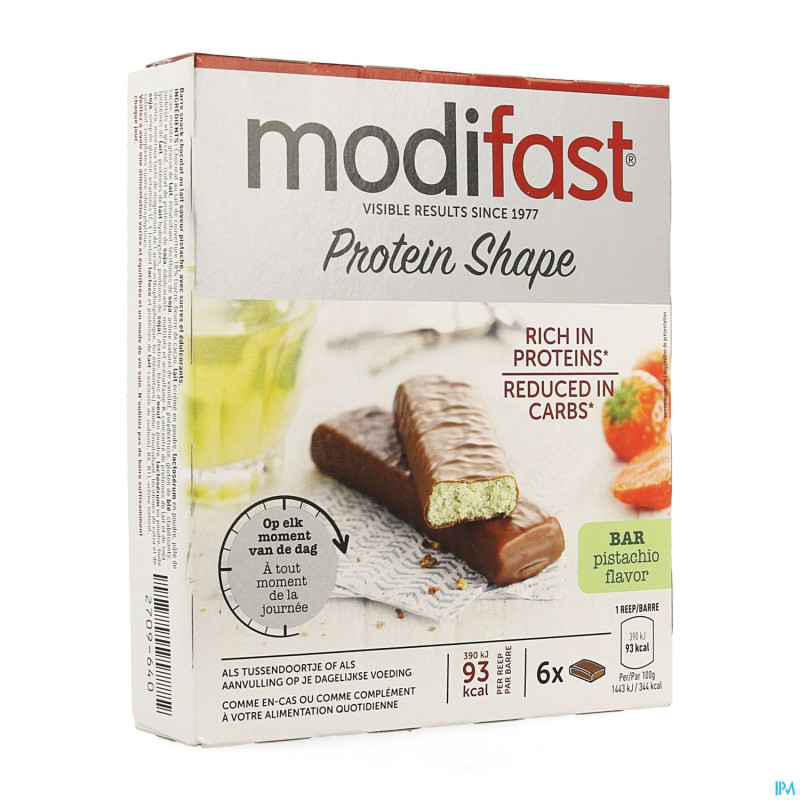 Modifast protiplus barre chocolat-pistache    162g