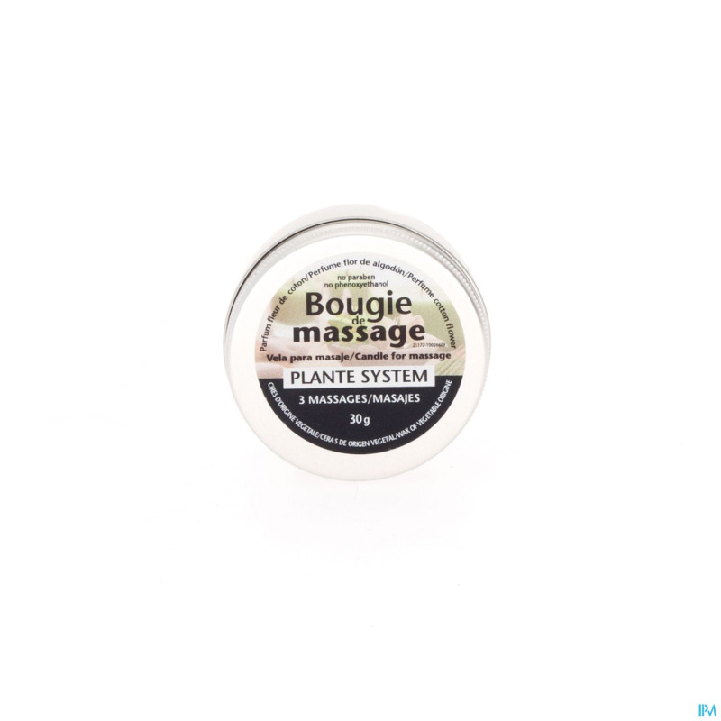Plante system bougie de massage 30g