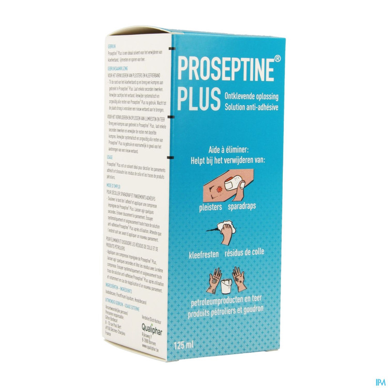 Proseptine plus a/adhesif    nf 125ml plast
