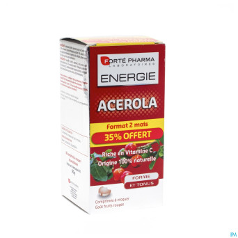 Energie acerola 35% gratuit comp a croquer 60