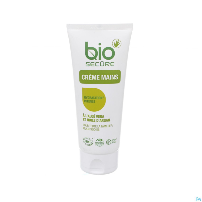 Bio secure creme mains bio  tube 100ml