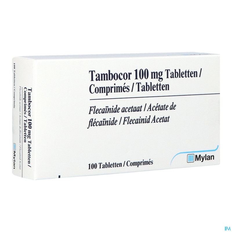 Tambocor pi pharma comp  100 x 100 mg pip