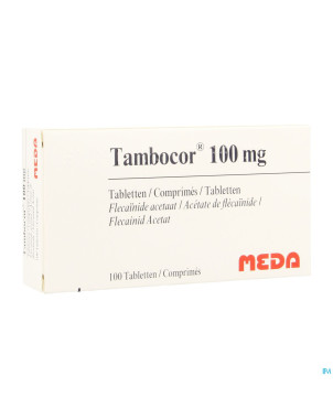 Tambocor pi pharma comp  100 x 100 mg pip