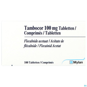 Tambocor pi pharma comp  100 x 100 mg pip