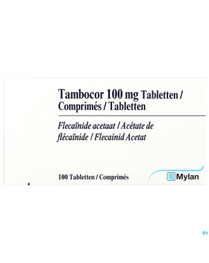 Tambocor pi pharma comp  100 x 100 mg pip