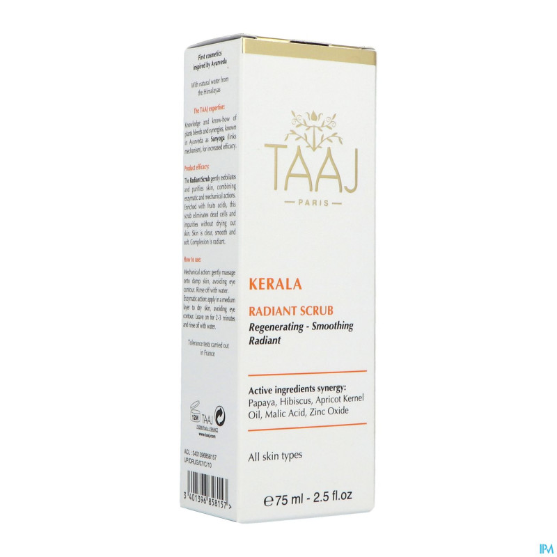 Taaj vitalite gommage de l'himalaya    tube 75ml