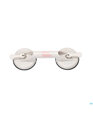 Barre murale solido sur ventouses 10cm   660100100