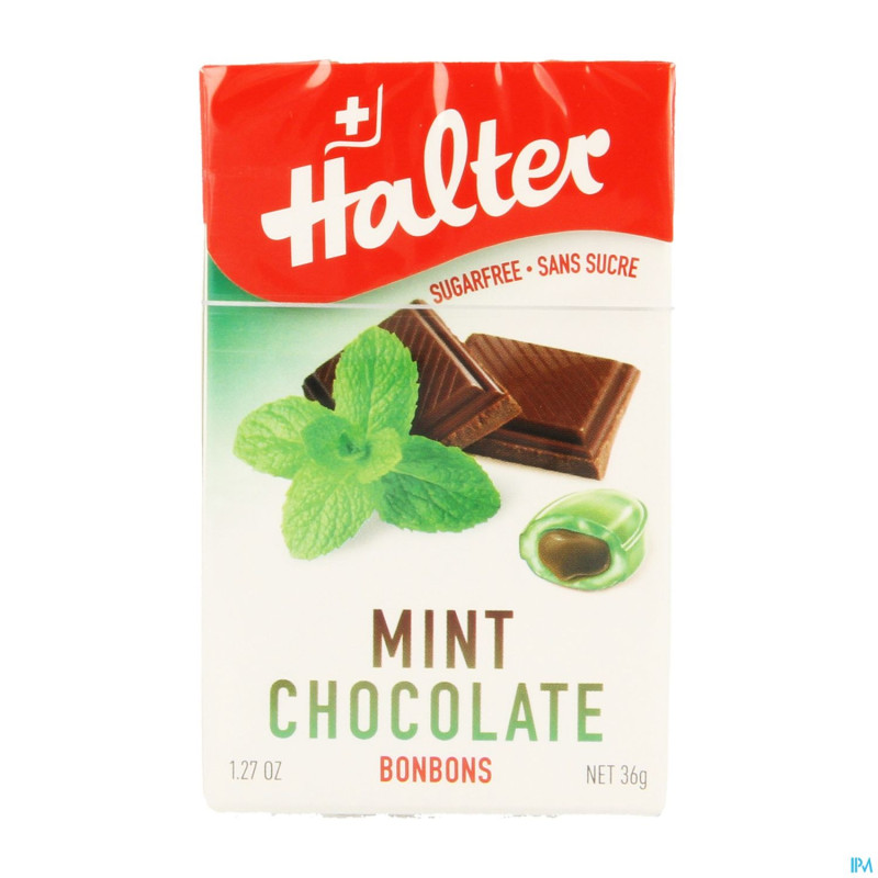 Halter bonbon menthe-chocolat ss 40g