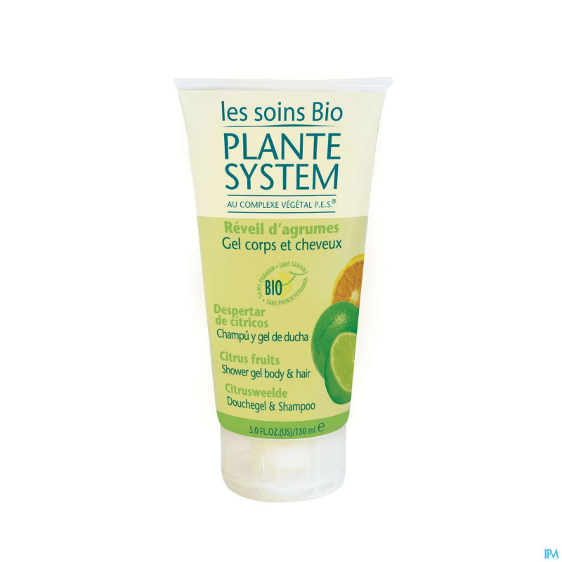 Plante system gel douche agrume 150ml