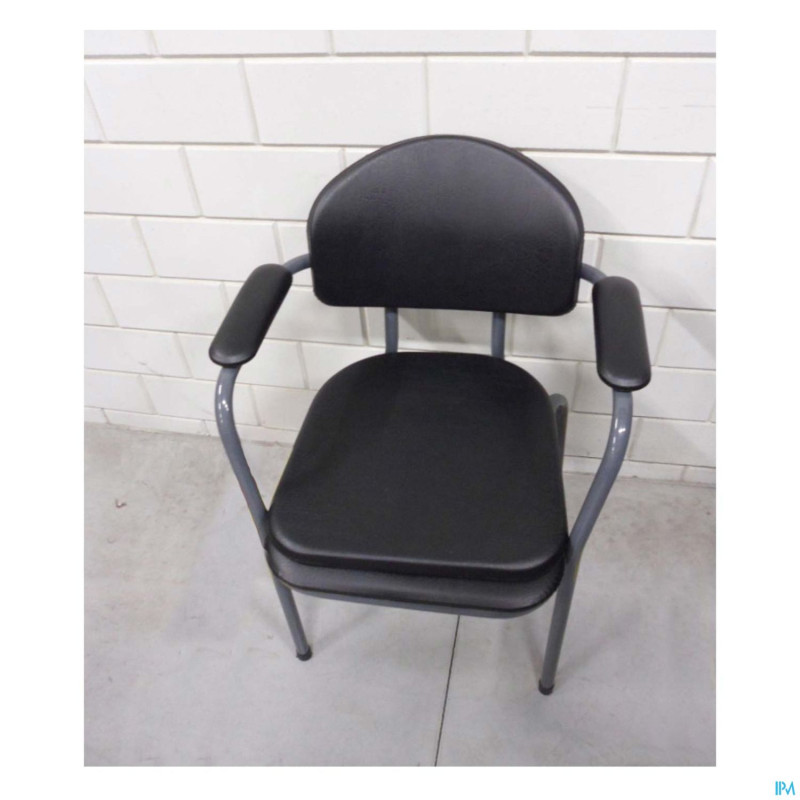 Chaise persee febelco noir/gris    vermeiren