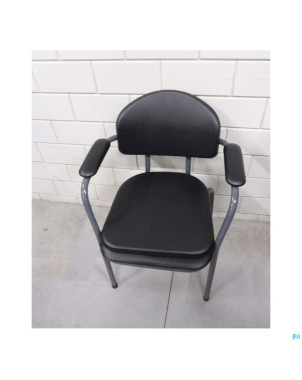 Chaise persee febelco noir/gris    vermeiren