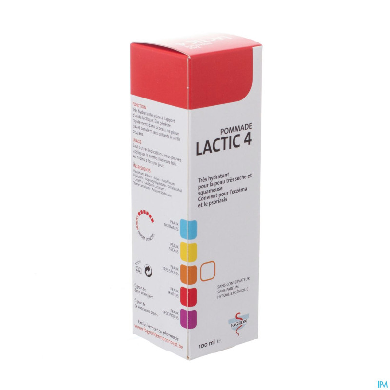 Fdc lactic 4 pommade    100ml