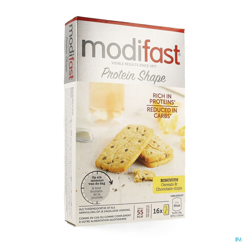 Modifast protiplus biscuit cereal-pep.chocolat200g