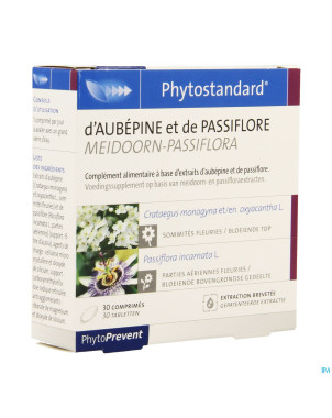 Phytostandard aubepine-passiflore  comp 30 blister