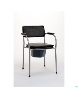 Chaise persee argent gris/noir   9060c29 vermeiren