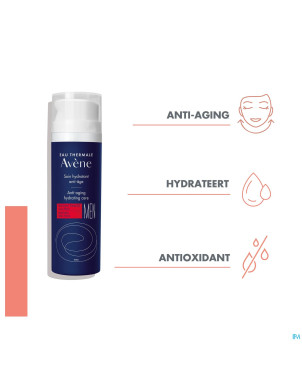 Avene men soin hydratant a/age creme 50ml