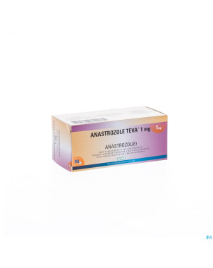 Anastrozole teva 1 mg comp pell 98 x 1 mg