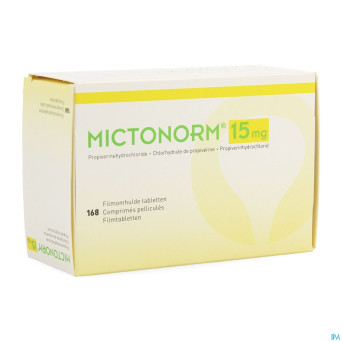 Mictonorm 15mg comp enrobe 168