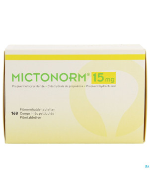 Mictonorm 15mg comp enrobe 168