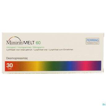 Minirin melt  60 ug lyoph or  30