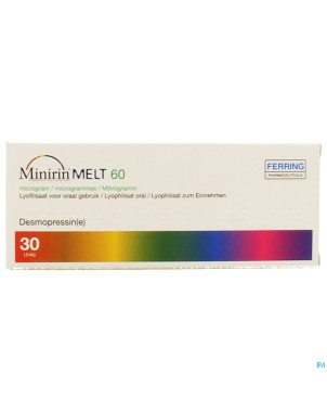 Minirin melt  60 ug lyoph or  30