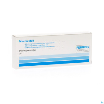 Minirin melt 120 ug lyoph or  30
