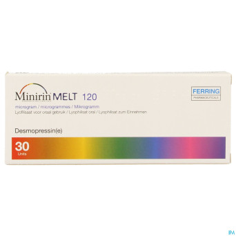 Minirin melt 120 ug lyoph or  30