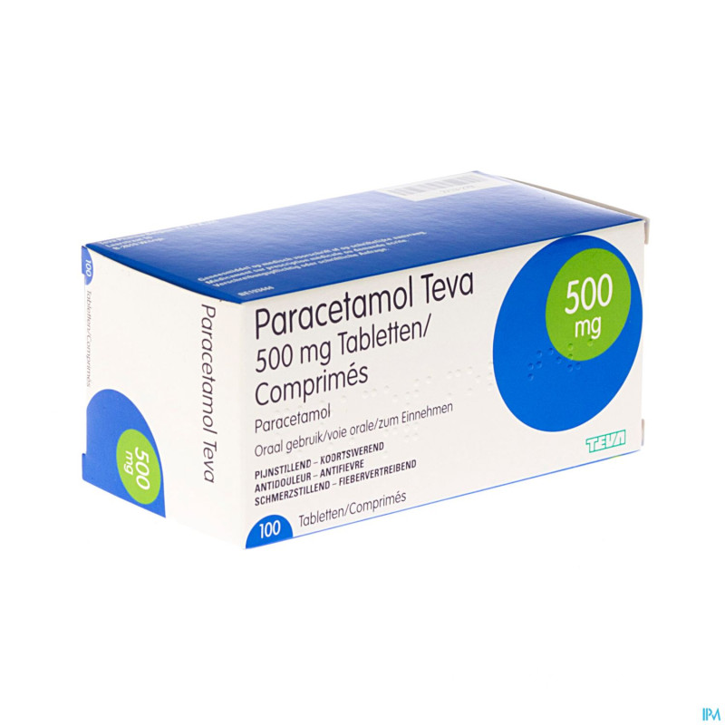 Paracetamol teva (paraphar) 500mg tabl 100
